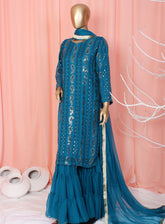 Romosh Fancy Embroidered Chiffon 3 Piece Stitched Suit - RNPC24FE RO-146 ROYAL ELEGANCE-2